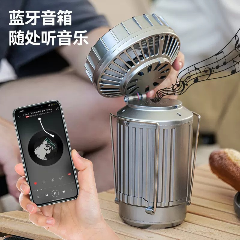 Large [Black] Bluetooth USB + Solar + Charging Indicator + [Built-in Bluetooth Speaker] 3000 mAh + External Solar Panel